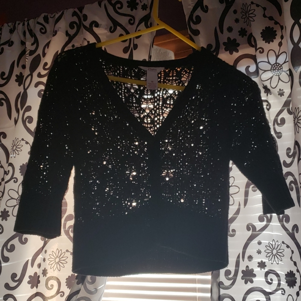 Black nit sweater